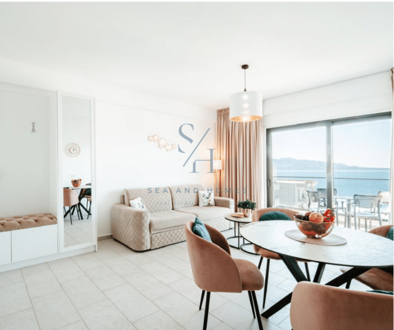 Urządzony apartament w Sarandzie – pierwsza linia