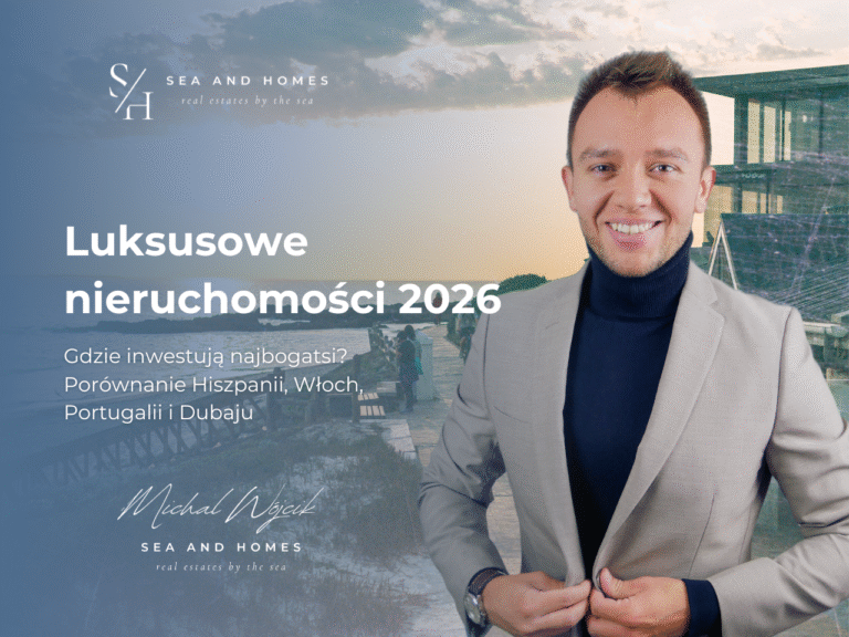 Gdzie inwestują najbogatsi w 2026? Porównujemy rynki luksusowych nieruchomości w Hiszpanii (Marbella), Włoszech, Portugalii i Dubaju. Poznaj ceny i trendy.
