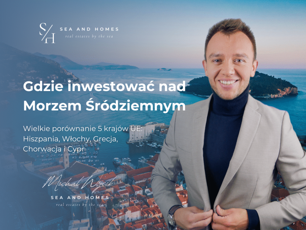 Gdzie kupić nieruchomość nad Morzem Śródziemnym w 2026? Wielkie porównanie 5 krajów UE: Hiszpania, Włochy, Grecja, Chorwacja i Cypr