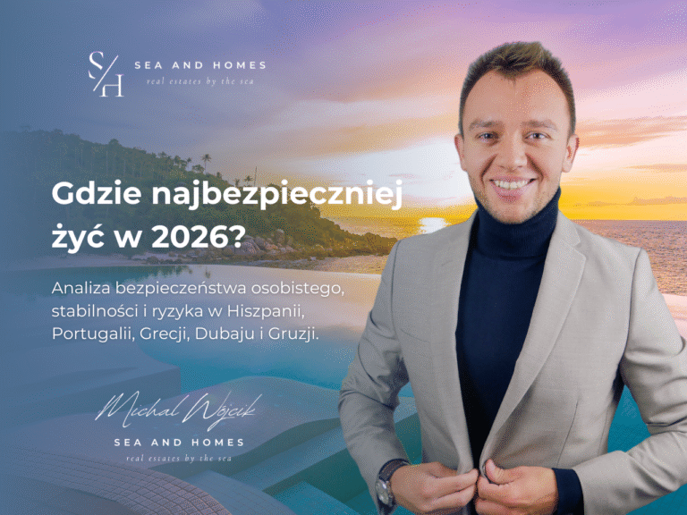 Gdzie jest najbezpieczniej żyć w 2026? Analiza bezpieczeństwa osobistego, stabilności i ryzyka w Hiszpanii, Portugalii, Grecji, Dubaju i Gruzji