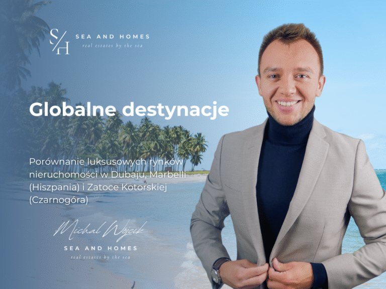 Globalne destynacje 2026: Porównanie luksusowych rynków nieruchomości w Dubaju, Marbelli (Hiszpania) i Zatoce Kotorskiej (Czarnogóra)